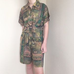 Vintage Blouse and shorts